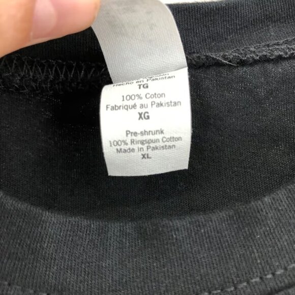 Palm Strike XL Second Degree Yellow Belt Karate Black Tee Fitted Tultex - Picture 7 of 7